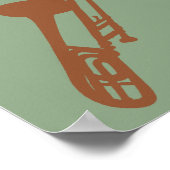 Poster Trombone (Coin)