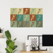 Poster Trombone (Bureau à domicile)