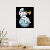 Poster Trombone Gift Jazz Music Marching Band Trombone (Cuisine)