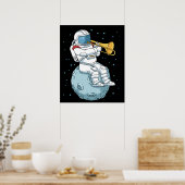 Poster Trombone Gift Jazz Music Marching Band Trombone (Cuisine)