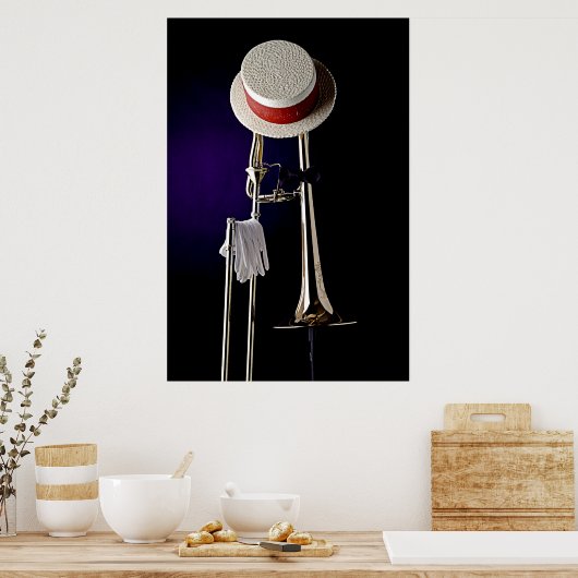 Poster Trombone Jazz (Cuisine)