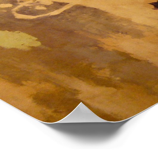 Poster Trombone Muse (Coin)