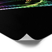 Poster Trompette fractale (Coin)