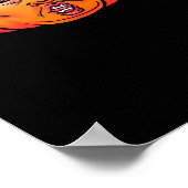 Poster Trompette Ou Trahison Anti Halloween Citrouille Tr (Coin)