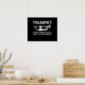 Poster Trompette...Tout le reste n'est qu'un accompagneme (Cuisine)