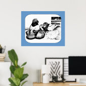 Poster Trompettes anglais (Bureau à domicile)