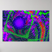 Poster Tronc 3D optique fractale (Devant)