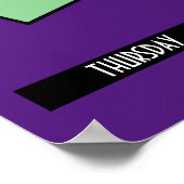 Poster Tronc d'événement du thème de soirée d'Halloween o (Coin)