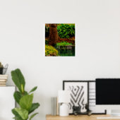 Poster Tronc et Eau (Bureau à domicile)