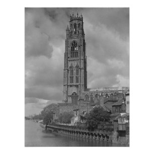 Poster Tronçon et rivière Welland, le Lincolnshire de