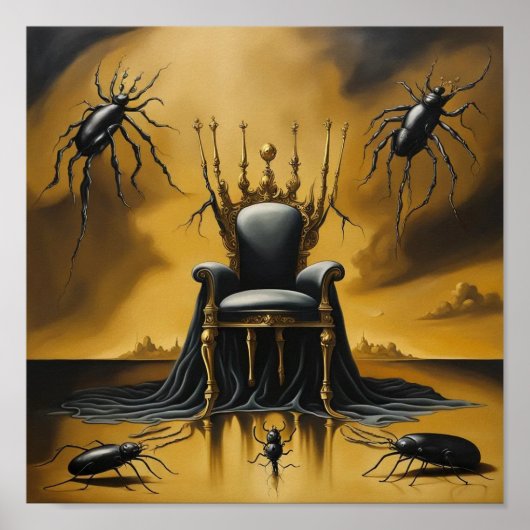 Poster Trône & Bugs Wall Art (Devant)