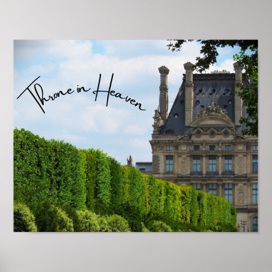 Poster Trône dans le ciel (Devant)