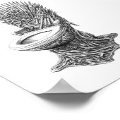 Poster Trône de Fer Toilettes – Drôle Game of Thrones (Coin)