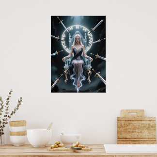 Poster Trône de Runes - Voyant aveugle de l'affiche vide