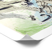 Poster Troopers traversant la rivière (encre sur papier (Coin)