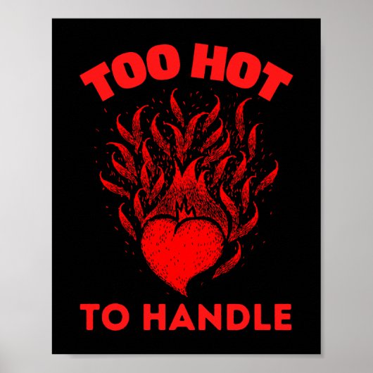 POSTER TROP CHAUD À GÉRER (Devant)