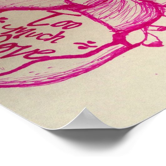 Poster Trop d'amour (Coin)