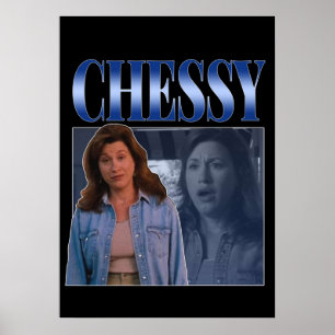 Poster Trop de parents de chessy 90s Inspiré Homage Vinta