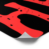 Poster Trop Il Vit Pâques Jésus Est Vivant Dieu Amour (Coin)