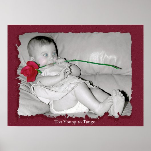 Poster Trop jeune pour Tango - Imprimer (Devant)