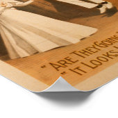 Poster "Trop Johnson" - Deux hommes qui combattent le thé (Coin)