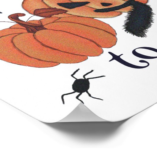 Poster Trop mignon pour effrayer (Coin)