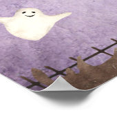 Poster Trop mignon pour parler Halloween 1er anniversaire (Coin)