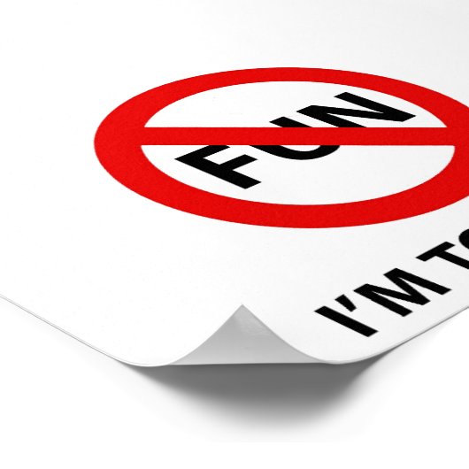 POSTER TROP SAINT (Coin)