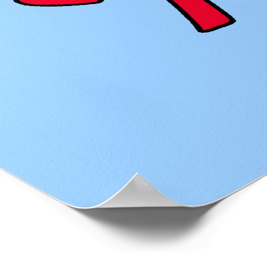 Poster Trop Stupide Pour La Science (Coin)