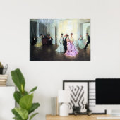 Poster Trop tôt par James Tissot (Bureau à domicile)