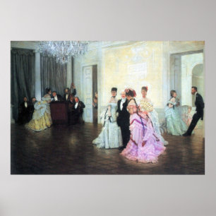 Poster Trop tôt par James Tissot