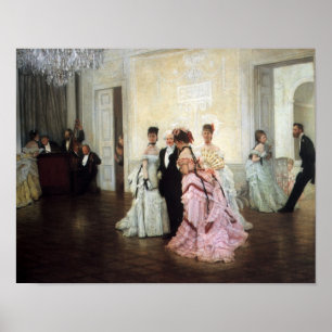 Poster Trop tôt, par James Tissot