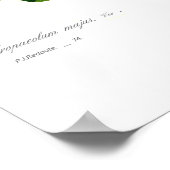 Poster Tropaeolum majus(nasturtium) (Coin)