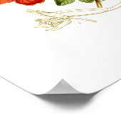 Poster Tropaeolum speciosum (Coin)