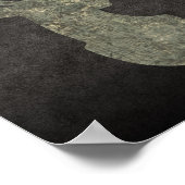 Poster Trophée Regal Buck Deer Silhouette au Camouflage (Coin)