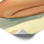 Poster Tropical Beach Pin Up (Coin)