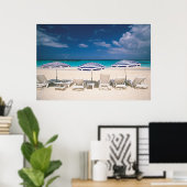 Poster Tropical Beaches | Tropical Beach Anguilla (Bureau à domicile)