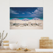 Poster Tropical Beaches | Tropical Beach Anguilla (Cuisine)