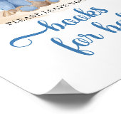 Poster Tropical boy teddy bear livres de pampa pour bébé (Coin)