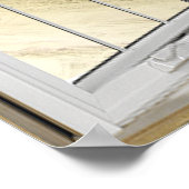 Poster Tropical Caribbean Beach Fake Window Illusion (Coin)