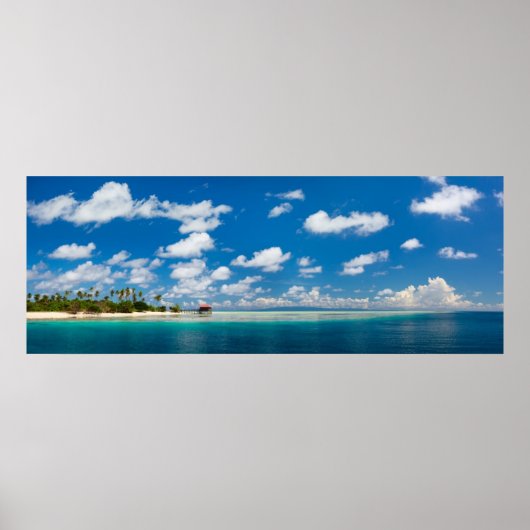 Poster Tropical coastline (Devant)