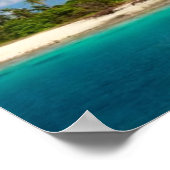 Poster Tropical coastline (Coin)