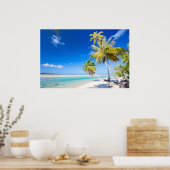 Poster Tropical coastline (Cuisine)