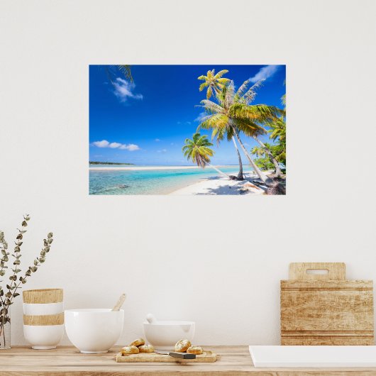 Poster Tropical coastline (Cuisine)