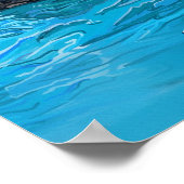 Poster Tropical de l'île aux oiseaux Bocas Del Tor (Coin)