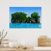 Poster Tropical de l'île aux oiseaux Bocas Del Tor (Cuisine)