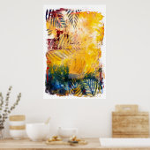 Poster Tropical Fronds (Cuisine)