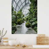 Poster Tropical Greenhouse Jungle Path (Cuisine)