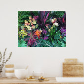 Poster Tropical Hawaiian Flora (Cuisine)