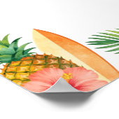 Poster Tropical Hibiscus Frame Aloha Vibes (Coin)